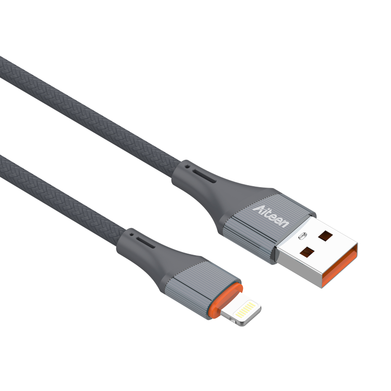 A14-LG Lightning Data Cable 1m 30W Fast Charging Grey Color